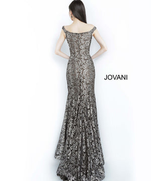 Jovani 8083 dresses are available in the following colors: Black Silver, Silver, Navy Silver. $700 is the Formal Approach best price guarantee