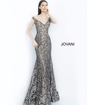 Jovani 8083 dresses are available in the following colors: Black Silver, Silver, Navy Silver. $700 is the Formal Approach best price guarantee