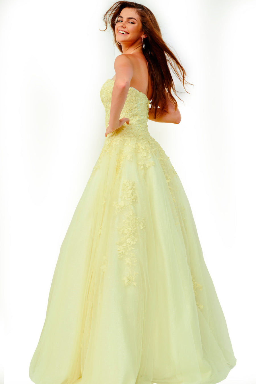 Jovani JVN1831  prom dress images.  Jovani style JVN1831 is available in these colors: Light Yellow, Burgundy, Hot Pink, Light Blue, Light Pink, Lilac, Mint, Navy, Neon Green, Off White Nude, Red.