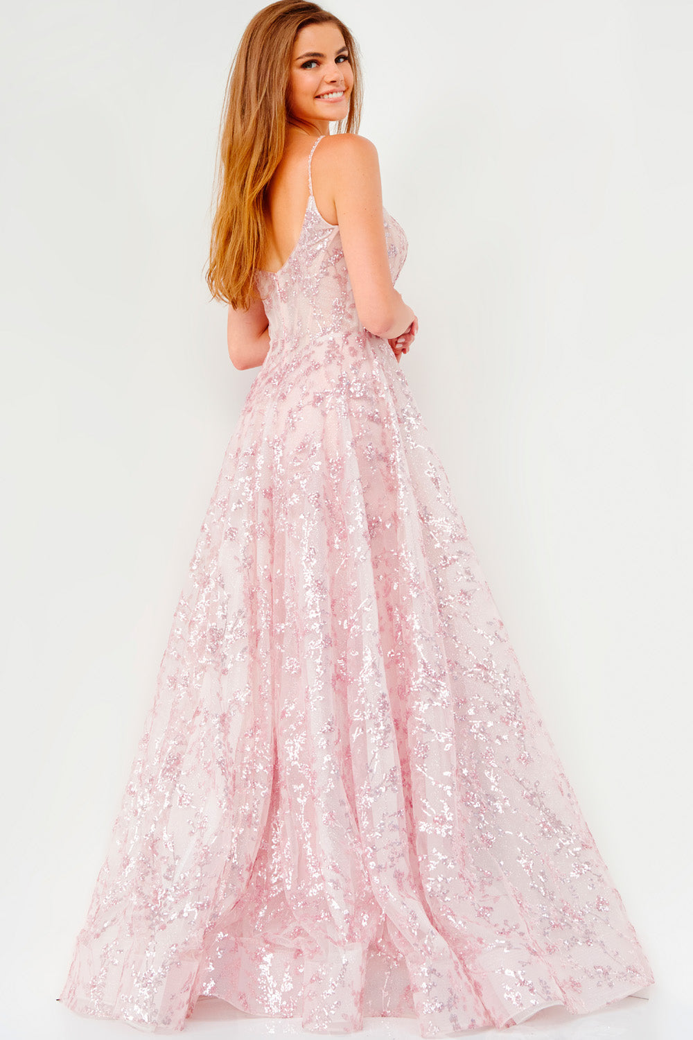 Jovani JVN22356  prom dress images.  Jovani style JVN22356 is available in these colors: Blush, Light Blue.