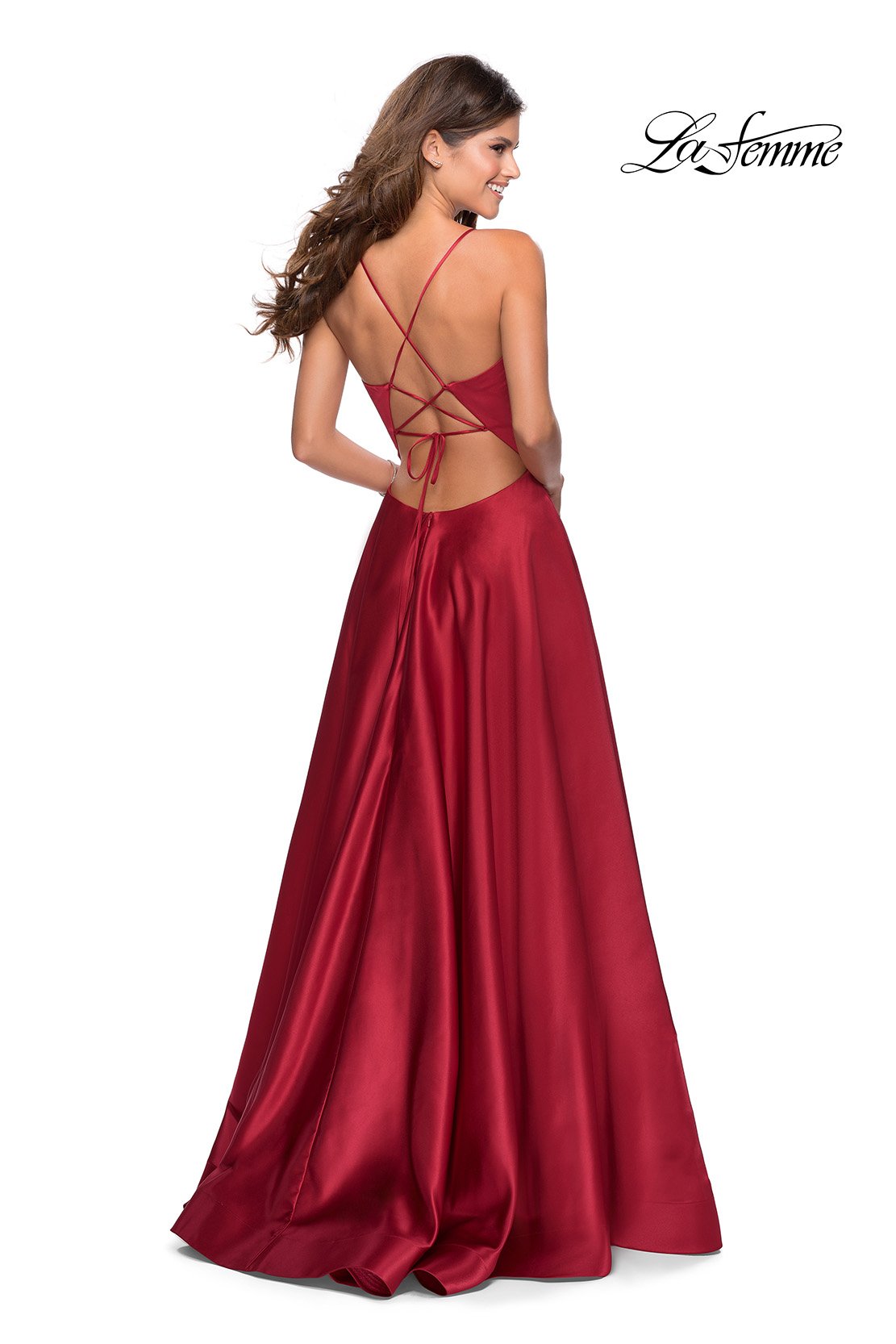 La femme red prom dress new arrivals