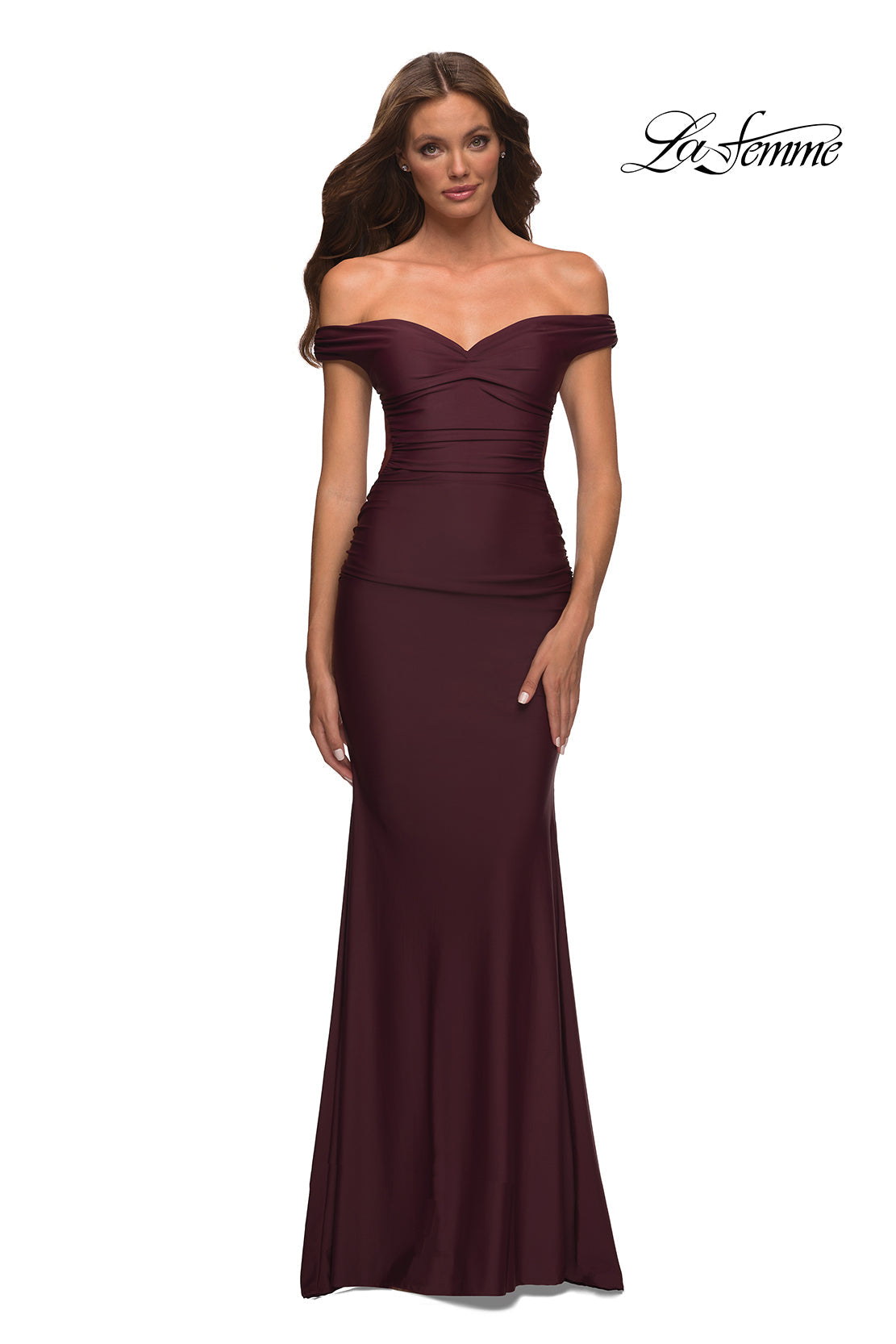 Wine purple prom dress online
