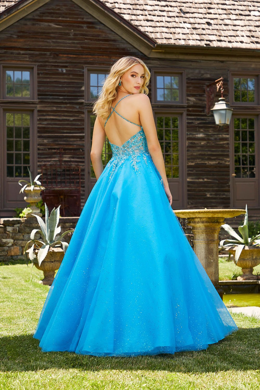 Morilee 47006 prom dress images.  Morilee 47006 is available in these colors: Blush, Scarlet, Peacock.