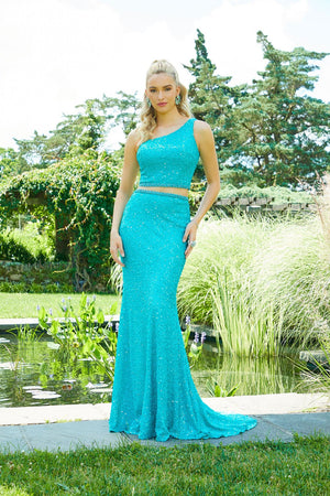 Morilee 47023 prom dress images.  Morilee 47023 is available in these colors: Red, Teal, Neon Pink.