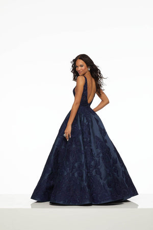 Morilee 43089 prom dress images.  Morilee 43089 is available in these colors: Emerald, Navy.
