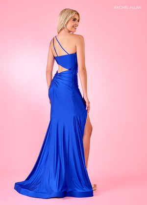 Rachel Allan 70153 prom dress images.  Rachel Allan 70153 is available in these colors: Black, Coral, Emerald, Hot Pink, Ocean Blue, Royal, Tangerine, Watermelon, Yellow.