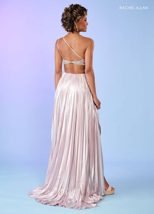 Rachel Allan 70639 prom dress images.  Rachel Allan 70639 is available in these colors: Blush, Champagne.
