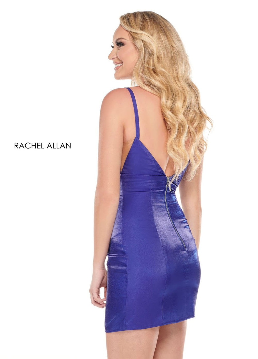Rachel Allan 40016 prom dress images.  Rachel Allan 40016 is available in these colors: Fuchsia,Royal,Acid Green.