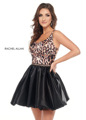 Rachel Allan 40077 prom dress images.  Rachel Allan 40077 is available in these colors: Animal.