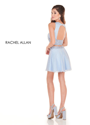 Rachel Allan 4036 prom dress images.  Rachel Allan 4036 is available in these colors: Black,Powder Blue .